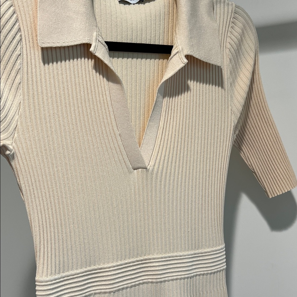 SIMKHAI Collared Mini Dress - Picture 5 of 7